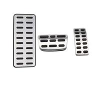 Viviance LHD Pédales de voiture Accélérateur Frein Embrayage Repose-pieds Couvre-pédale compatible avec Hyundai Ix25 Creta Accent Verna Solaris compatible avec Kia Rio Soul K2 KX3 - AT 3 PIÈCES