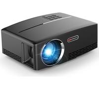 ViviBright GP80 Mini projecteur LED Video Game Beamer GP80UP Android 6.0 Haute luminosité Décodage 4K HD Smart Home Theater Noir_ European Standard