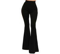 Vivicastle USA Boho 3ème Hippie Coupe large évasée avec cloche - Noir - Taille M