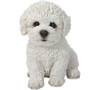 Vivid Arts bichon puppy sculpture blanc