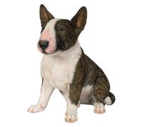 Vivid Arts - Bull Terrier Bringé - XRL-BLT2-D : Sculpture en Résine Marron, Classique, Extérieur, Montage au sol, Peinture à la main et détails réalistes