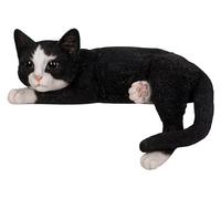 Vivid Arts - Chat couché noir et blanc - XRL-DC69-D