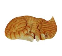 Vivid Arts Chat Roux Endormi réaliste - Taille B