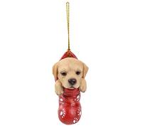 Vivid Arts - Décoration de Noël à suspendre - Labrador sable