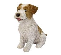 Vivid Arts Jack Russell à poils métalliques - Décoration de jardin intérieure et extérieure