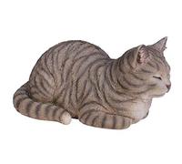 Vivid Arts Ornement en Résine, Chat Rêvant - Tigré