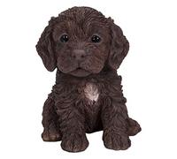 Vivid Arts - Pet Pals - Décoration de maison ou de jardin en forme de cockapoo en chocolat (PP-CKP7-F)