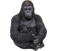 Vivid Arts - Statue réaliste Real Life de gorille avec bébé, taille D