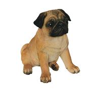 Vivid Arts XRL-PUGG-D Carlin, Ornement en Résine - Brun