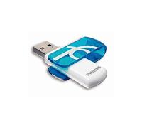 Philips FM16FD00B Vivid Edition 3.0 - Clé USB - 16 Go - USB 2.0 - bleu électrique