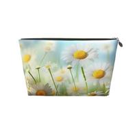 Vivid Flamingo Trousse de toilette de voyage en cuir - Grande capacité - Pour un usage quotidien et en voyage, Fleurs de printemps., Taille unique
