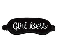 Vivid Hue Masque De nuit pour Femme - Masque de Sommeil en Velours - Cache Yeux de Voyage, Avion, Bus, Voiture, Train etc ... Super Confortable - Cache Oeil Léger avec Broderie Humour