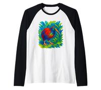 Vivid Kiwi Pinceau expressionniste Manche Raglan