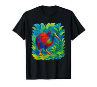 Vivid Kiwi Pinceau expressionniste T-Shirt