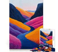 Vivid Valleys, Puzzle de 1000 pièces pour Adultes, Puzzle Stimulant la réflexion et la Pleine Conscience, Assemblage Solide, Cadeau de Noël idéal (38x52cm)