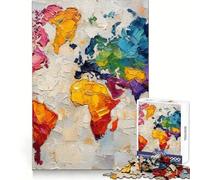 Vivid World - Puzzle texturé en Couleurs pour Adultes, 1000 pièces, idéal pour développer la mémoire, se détendre et s'assembler Facilement Un Cadeau de Noël Chaleureux (50x75cm)