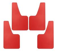 Vividcrate 4 Pièces Bavettes Garde-Boue Universelles pour Opel Antara (2006-2015), Accessoire Extérieur pour Auto, Pare-Boue Souples Avant et Arrière, Dimensions 36cm x 21cm,Red-4pcs