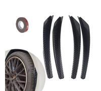 Vividcrate 4 Pièces Protection Passage de Roue Voiture pour Lancia Delta (Type 831 836 844 1979-2014), Universel Extension d'Aile Style Fibre de Carbone, Bande Anti-Collision Adhésive en Caoutchouc