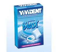 Vivident Blast Trousse Chewing-gums Bleu 20 pièces