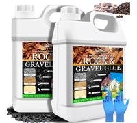 Vividye Colle Gravier Exterieur - 4L Stabilisateur de Gravier pour Patios et Jardins - Non Toxique et Durable - Liant pour Fixer Gravier, écorces, Sable, Paille de Pin et Cailloux, Transparent