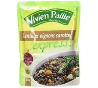 Vivien Paille Légumes cuisinés lentilles oignons carott