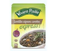 VIVIEN PAILLE - Lentilles Oignons Carottes 250G - Lot De 4 - livraison offerte