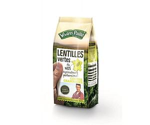 VIVIEN PAILLE - Lentilles Vertes De Nos Agriculteurs 500G - Légumes Secs de Qualité Supérieure - Cultivées en France - Riches en Protéines et en Fibres - Id - Lot De 4 - Vendu Par Lot