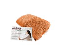 VIVIENNE RIDEAU FIL pour porte cm. 150X300 couleur unie ORANGE