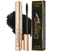 Vivienne Sabó Cabaret Première - Mascara Volume Artistique n°01 Noir - Formule Longue Tenue et Haute Définition pour un Regard de Star - Effet Faux Cils Spectaculaire et Sans Paquets - 9ml