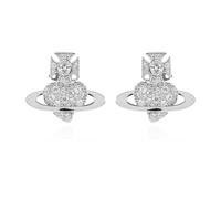 Vivienne Westwood - Agnatha Earrings - Femme - Accessoires - Gris - Taille: ONE Size