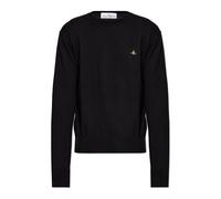 Vivienne Westwood - Alex Pull Col Rond - Homme - Pulls - Noir - Taille: L