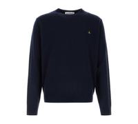 Vivienne Westwood - Alex Round Neck - Homme - Pulls - Bleu - Taille: XL