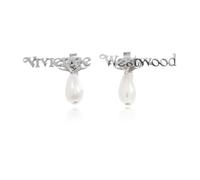 Vivienne Westwood - Amelia Earrings - Femme - Accessoires - Gris - Taille: ONE Size