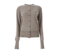 Vivienne Westwood - Bea Cardigan - Femme - Pulls - Gris - Taille: 42 FR