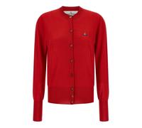 Vivienne Westwood - Bea Cardigan - Femme - Pulls - Rouge - Taille: 42 FR