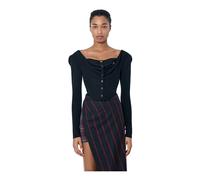 Vivienne Westwood - Bea Corset Cardigan - Femme - Pulls - Noir - Taille: 38 FR