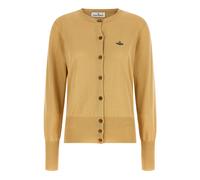 Vivienne Westwood - Bea Cotton Cardigan - Femme - Pulls - Jaune - Taille: 40 FR