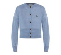 Vivienne Westwood - Bea Cropped Cardi - Femme - Pulls - Bleu - Taille: 42 FR