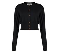 Vivienne Westwood - Bea Cropped Cardi - Femme - Pulls - Noir - Taille: 42 FR