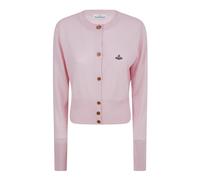 Vivienne Westwood - Bea Cropped Cardi - Femme - Pulls - Rose - Taille: 38 FR