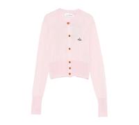 Vivienne Westwood - Bea Cropped Cardi - Femme - Pulls - Rose - Taille: 42 FR