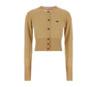 Vivienne Westwood - Bea Cropped Cardigan - Femme - Pulls - Brun - Taille: 40 FR