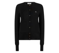 Vivienne Westwood - Bea Cropped Cardigan - Femme - Pulls - Noir - Taille: 40 FR