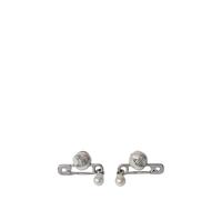 Vivienne Westwood - Boucles d`oreilles Orb Stud - Femme - Accessoires - Gris - Taille: ONE Size