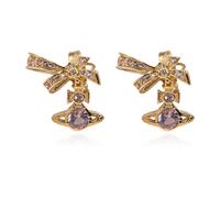 Vivienne Westwood - Boucles d'oreilles Angelique - Femme - Accessoires - Jaune - Taille: ONE Size