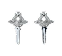 Vivienne Westwood - Boucles d'oreilles Curzio - Femme - Accessoires - Gris - Taille: ONE Size