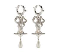 Vivienne Westwood - Boucles d'oreilles Rigoberta en perles - Femme - Accessoires - Gris - Taille: ONE Size