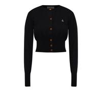 Vivienne Westwood - Cardigan avec logo - Femme - Pulls - Noir - Taille: 42 FR