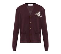 Vivienne Westwood - Cardigan en laine Alex - Homme - Pulls - Violet - Taille: M