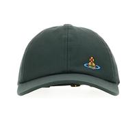 Vivienne Westwood - Casquette de baseball avec détail Orb - unisex - Accessoires - Vert - Taille: S/M